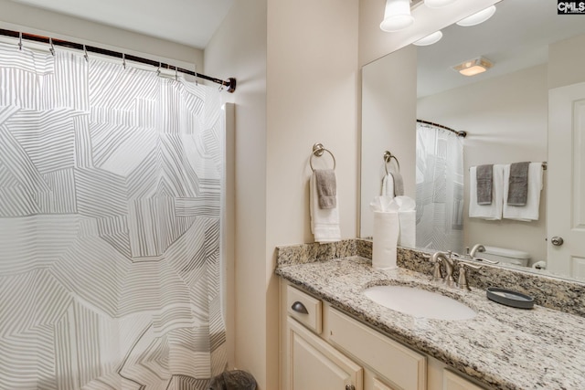 535 New Cut Ln, Blythewood, SC 29016 - full bath featuring toilet, vanity, and curtained shower