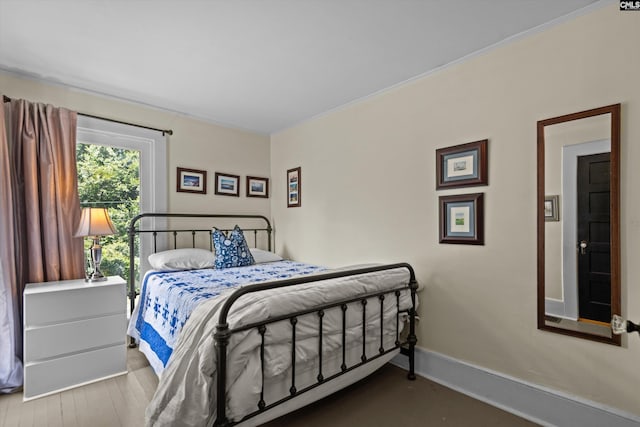 107 Southwood, Columbia, SC 29205 - bedroom featuring baseboards and wood finished floors