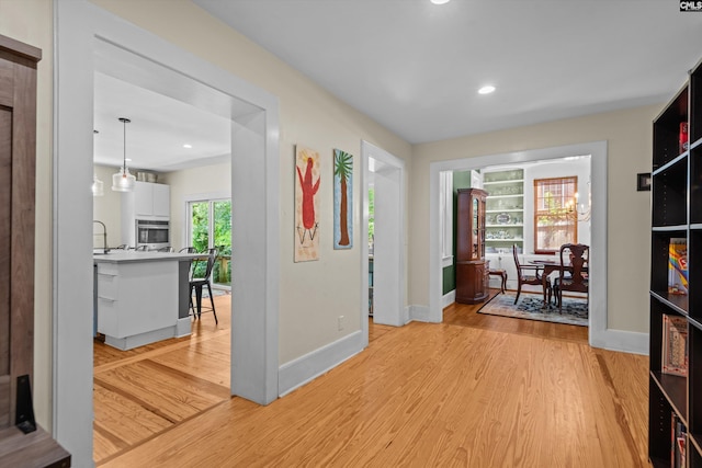 107 Southwood, Columbia, SC 29205 - foyer entrance featuring light wood-style flooring and recessed lighting