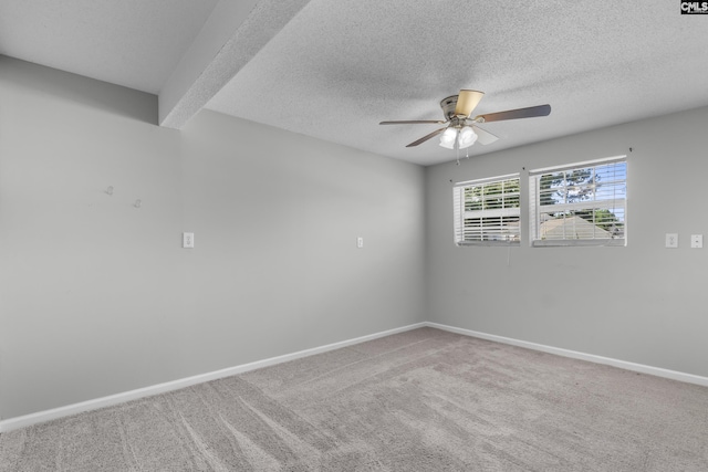 309 Pebble Creek Ct, West Columbia, SC 29170 - carpeted spare room with a ceiling fan and a textured ceiling