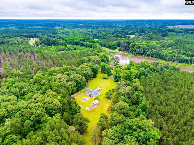 2117 Togetherness Way, Mcbee, SC 29101 - bird's eye view of a heavily wooded area and a large body of water