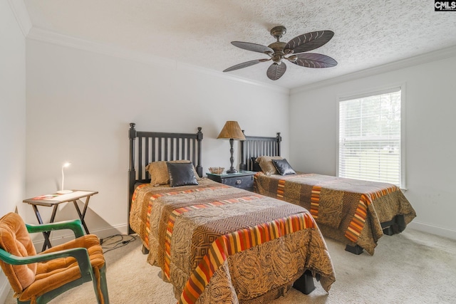 2117 Togetherness Way, Mcbee, SC 29101 - bedroom with carpet, ornamental molding, and ceiling fan