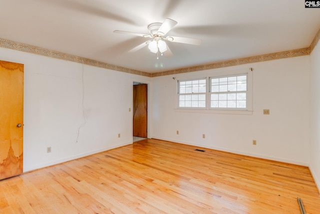 2117 Togetherness Way, Mcbee, SC 29101 - empty room featuring wood finished floors and a ceiling fan