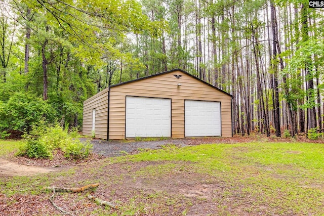 2117 Togetherness Way, Mcbee, SC 29101 - view of detached garage
