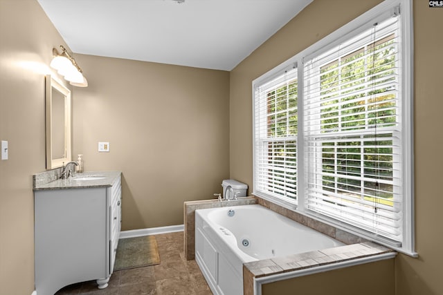 223 W Springs Rd, Columbia, SC 29223 - full bathroom featuring vanity and a whirlpool tub