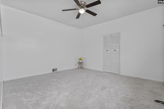 1409 Hazel St, Cayce, SC 29033 - empty room featuring carpet flooring and ceiling fan