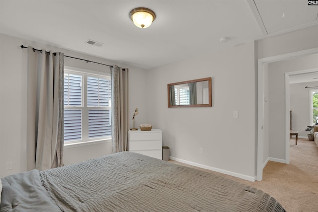 330 Lanyard Ln, Chapin, SC 29036 - bedroom featuring carpet and attic access