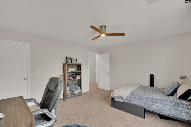 330 Lanyard Ln, Chapin, SC 29036 - bedroom featuring carpet floors, a desk, and a ceiling fan