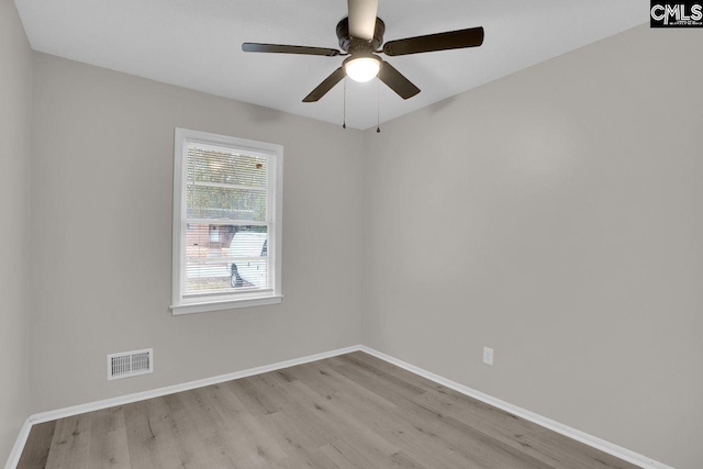 112 Woodcrest Dr, Columbia, SC 29203 - empty room featuring wood finished floors and ceiling fan