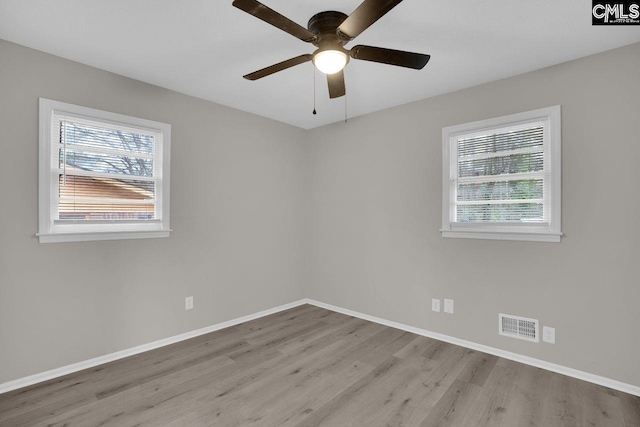 112 Woodcrest Dr, Columbia, SC 29203 - unfurnished room featuring wood finished floors and ceiling fan