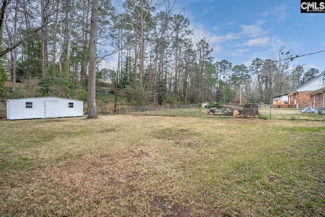 112 Woodcrest Dr, Columbia, SC 29203 - view of yard featuring a shed