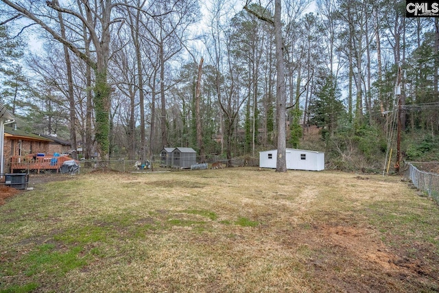 112 Woodcrest Dr, Columbia, SC 29203 - fenced backyard with a storage shed