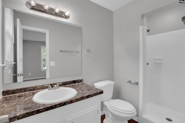 325 Trinity Three Rd, Irmo, SC 29063 - bathroom with vanity and a tile shower