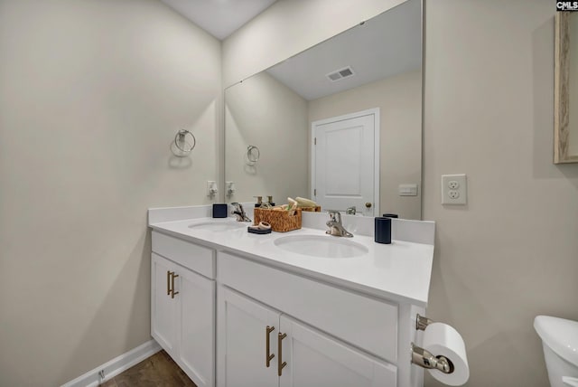 126B Willow Creek Blvd, Lugoff, SC 29078 - bathroom with double vanity and baseboards