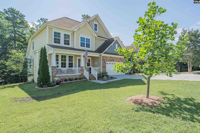 634 Bluff Pointe, Columbia, SC 29212 - craftsman inspired home with board and batten siding, a porch, driveway, and a front yard