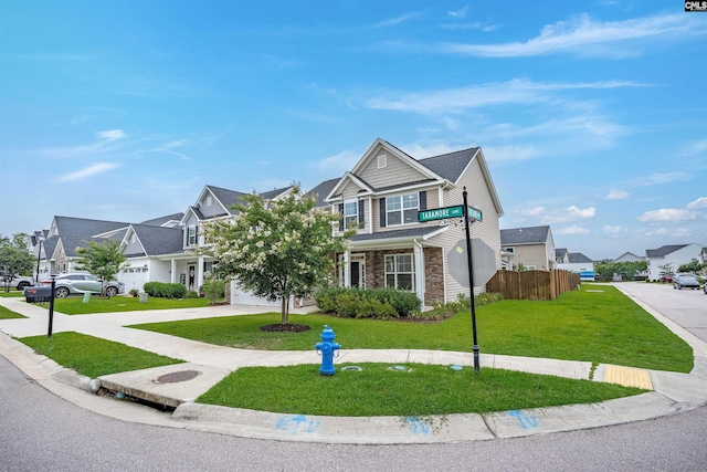 935 Taramore Ln, Lexington, SC 29072 - view of front of house featuring a residential view, stone siding, and driveway