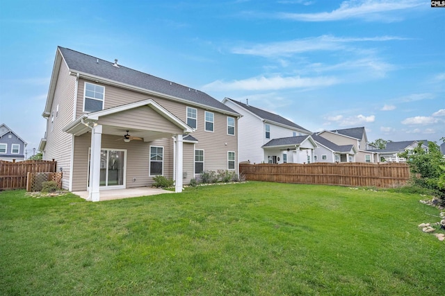 935 Taramore Ln, Lexington, SC 29072 - back of property featuring ceiling fan and a patio
