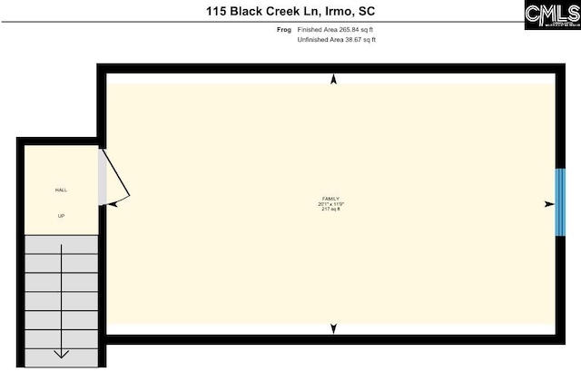115 Black Creek Ln, Irmo, SC 29063 - view of home floor plan