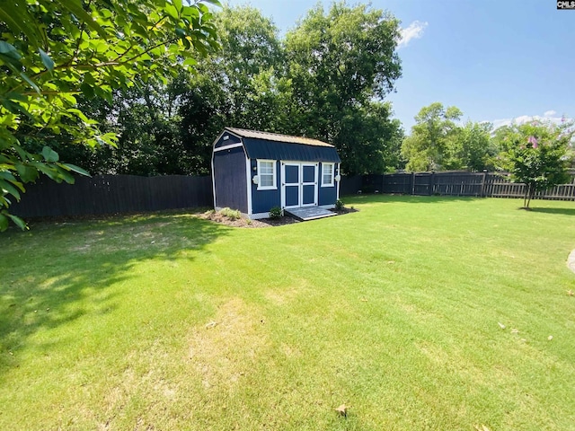 122 Tannery Way, Lexington, SC 29073 - fenced backyard with a storage unit