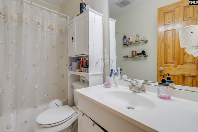301 Harbor Heights Dr Unit 17D, Lexington, SC 29072 - bathroom featuring ornamental molding and vanity