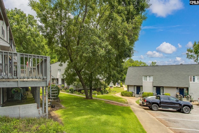 301 Harbor Heights Dr Unit 17D, Lexington, SC 29072 - view of grassy yard with a deck
