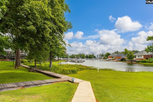 301 Harbor Heights Dr Unit 17D, Lexington, SC 29072 - view of home's community with a water view and a lawn