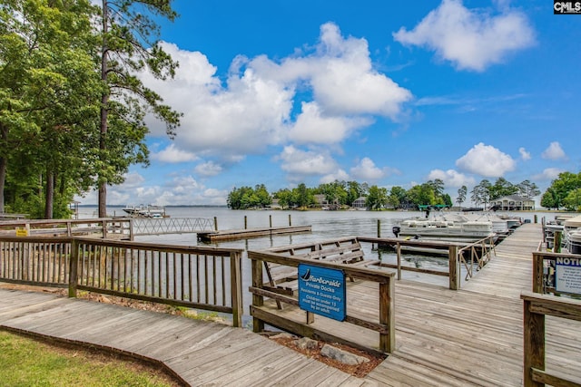301 Harbor Heights Dr Unit 17D, Lexington, SC 29072 - dock featuring a water view