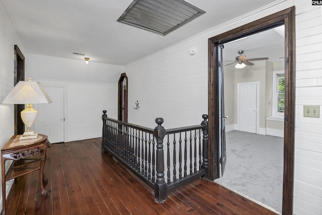 1208 Peacehaven Rd, Chapin, SC 29036 - hallway featuring hardwood / wood-style flooring and an upstairs landing
