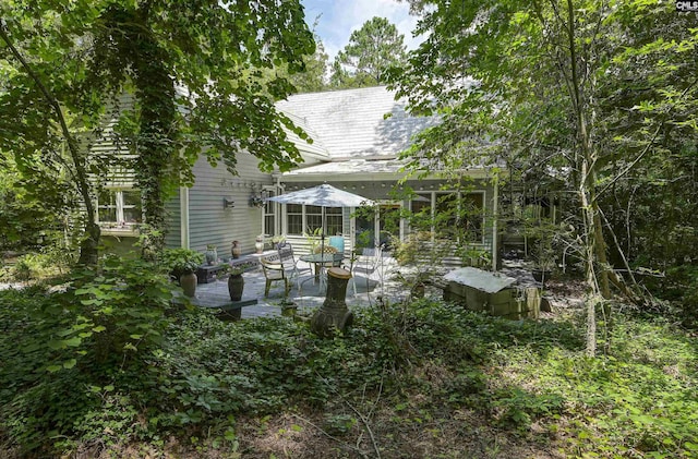 1208 Peacehaven Rd, Chapin, SC 29036 - rear view of house with a patio area
