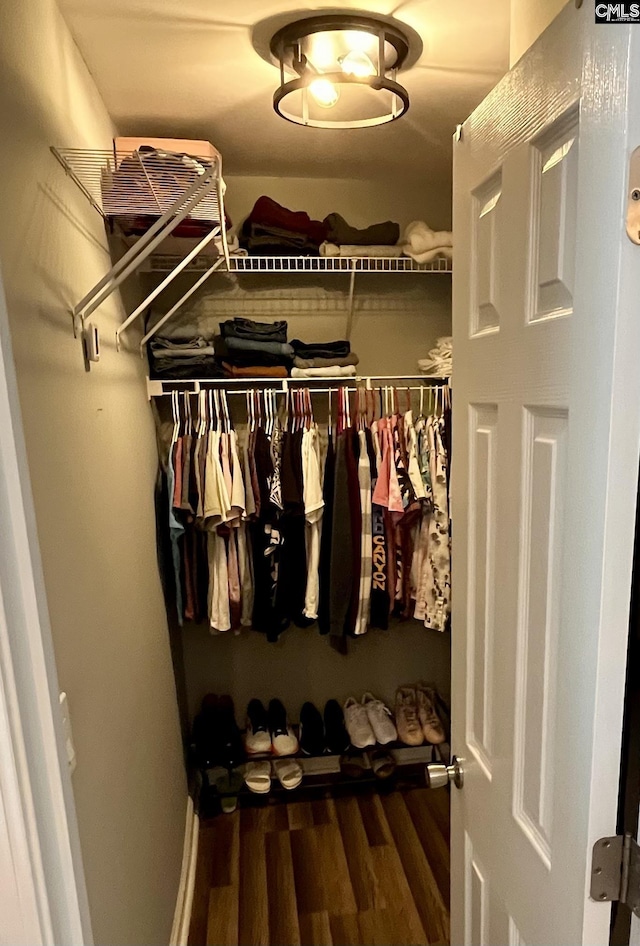 448 Deerwood St Unit 6F, Columbia, SC 29205 - walk in closet with wood finished floors