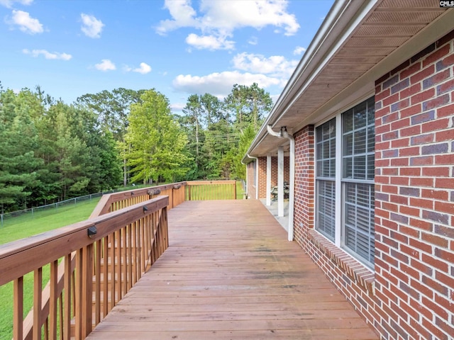 302 Brown St, Prosperity, SC 29127 - view of wooden terrace