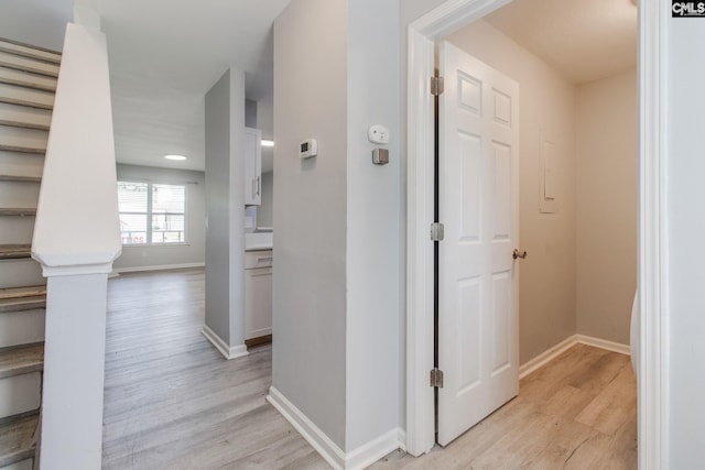 1320 Piney Grove Rd Unit 3C, Columbia, SC 29210 - hall with baseboards and light wood-style floors