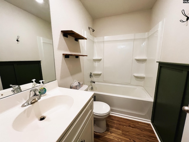1406 Native Garden Rd, Gilbert, SC 29054 - full bathroom featuring wood finished floors, vanity, and shower / tub combination