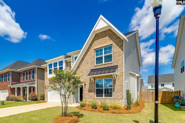 508 Esaw Dr, Elgin, SC 29045 - view of front facade with brick siding and concrete driveway