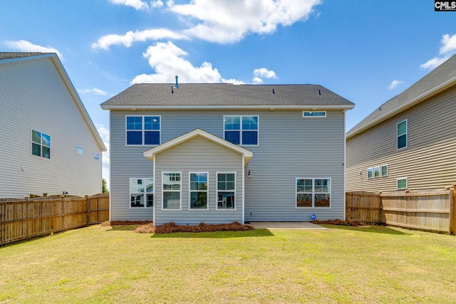 508 Esaw Dr, Elgin, SC 29045 - back of property with a patio area and a fenced backyard