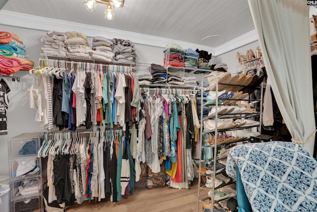 1715 Lacy St, Columbia, SC 29169 - spacious closet featuring wood finished floors