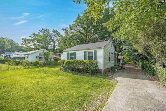 1715 Lacy St, Columbia, SC 29169 - view of front of house featuring driveway and crawl space