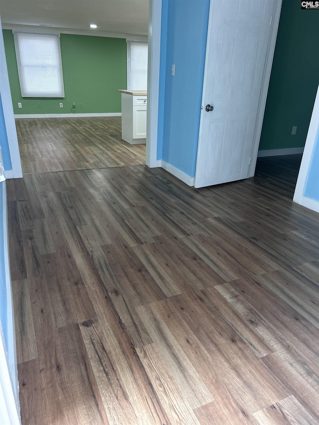 309 Shelton Rd, West Columbia, SC 29170 - unfurnished room featuring baseboards and dark wood-style floors