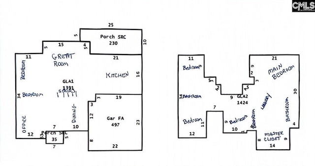 699 Village Market Dr, Chapin, SC 29036 - view of property floor plan