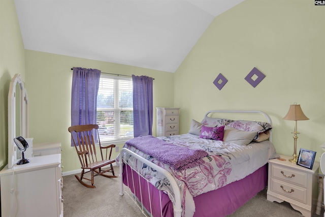 699 Village Market Dr, Chapin, SC 29036 - bedroom with light carpet and lofted ceiling