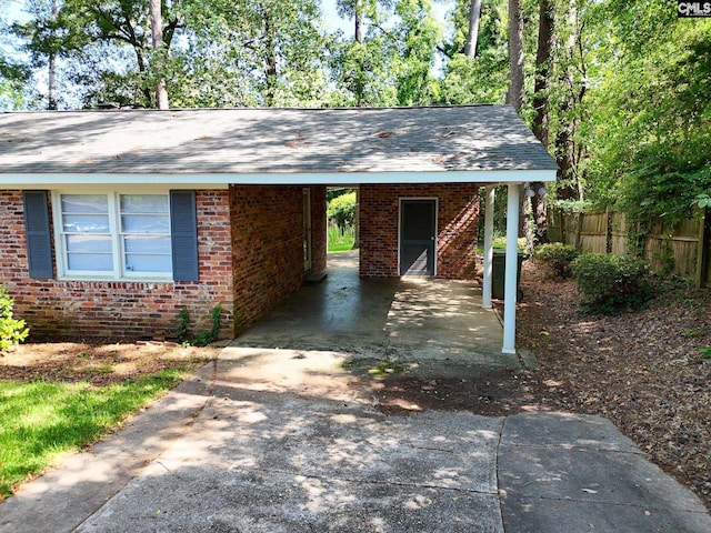 1712 Omarest Dr, Columbia, SC 29210 - view of front of property featuring brick siding and driveway