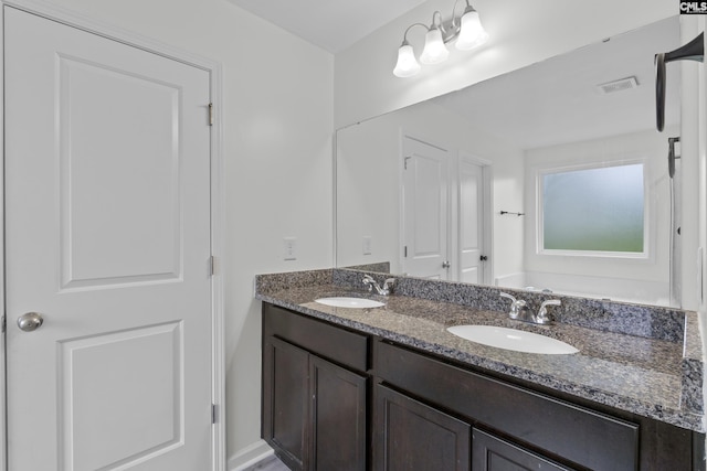 465 Vanburen Ct, Gaston, SC 29053 - bathroom featuring double vanity