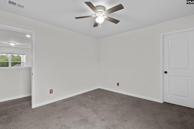 465 Vanburen Ct, Gaston, SC 29053 - spare room with carpet floors and ceiling fan