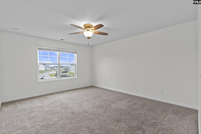 465 Vanburen Ct, Gaston, SC 29053 - unfurnished room with a ceiling fan and carpet floors