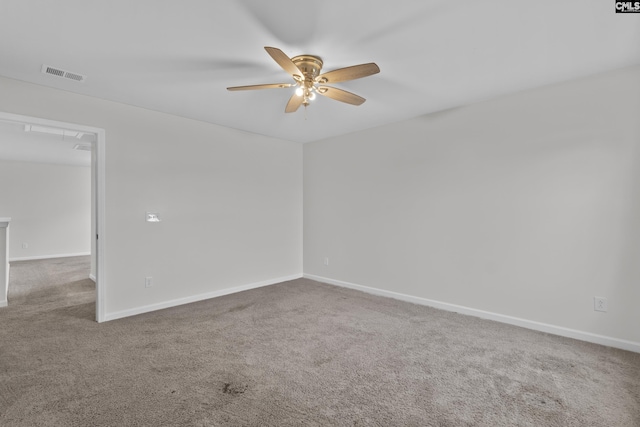 465 Vanburen Ct, Gaston, SC 29053 - spare room featuring ceiling fan and carpet