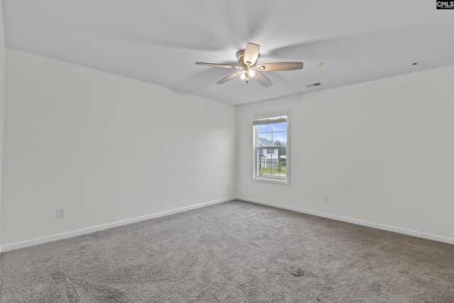 465 Vanburen Ct, Gaston, SC 29053 - carpeted empty room featuring a ceiling fan and baseboards