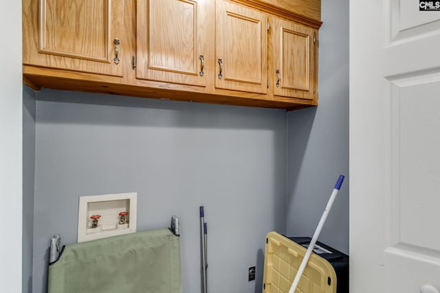 40 Stonehedge Ct, Sumter, SC 29154 - laundry area with washer hookup and cabinet space