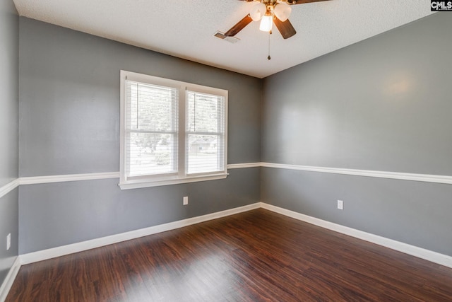 40 Stonehedge Ct, Sumter, SC 29154 - unfurnished room featuring dark wood-type flooring and a ceiling fan