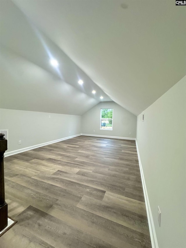 10 Lincolnshire Ct, Columbia, SC 29203 - additional living space with vaulted ceiling and wood finished floors