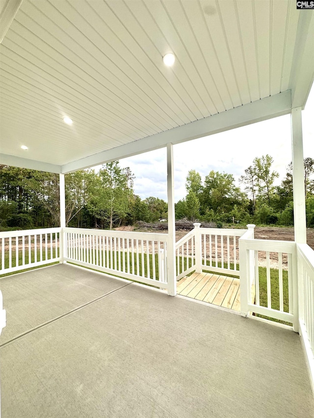 10 Lincolnshire Ct, Columbia, SC 29203 - view of patio / terrace featuring view of scattered trees